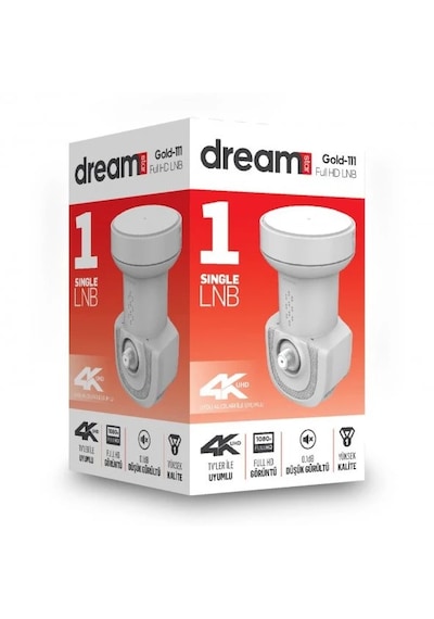 Dreamstar Gold-111 4k Single Tekli Lnb Full Hd 1080p