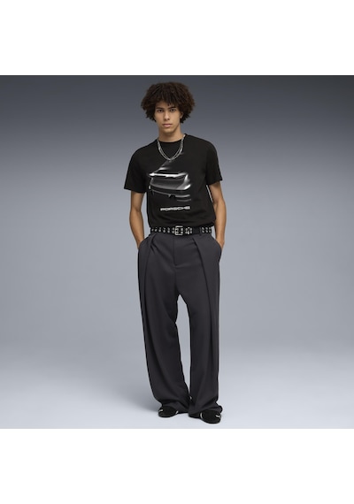 Puma 634489-01 Porsche Graphic Tee 1 Tişört Erkek T-shirt Siyah