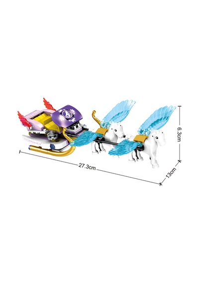 Ausini Fairy 335 Parça Uçan Atlı Kızak Ve Periler
