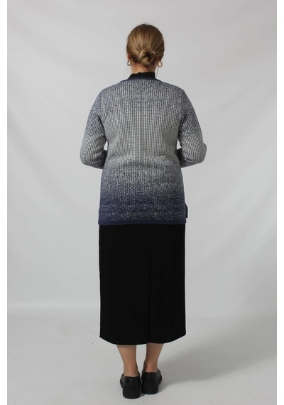 Moda Berray Y0664 Kadın Siyah-krem Kareli Desenli Düğmeli Cepli Mevsimlik Anne Hırkası Mavi-beyaz Mavi - Beyaz Moda Berray Y0664 Kadın Siyah-krem Kareli Desenli Düğmeli Cepli Mevsimlik Anne Hırkası Mavi-beyaz Mavi - Beyaz