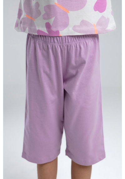 Xo Kids Kız Çocuk Pijama Takım 2-7 Yaş 3596-2 Lila