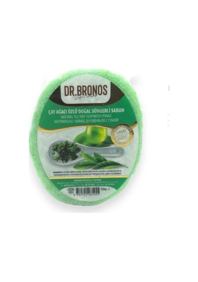Dr. Bronos Çay Ağacı Özlü Doğal Süngerli Sabun 135 Gr