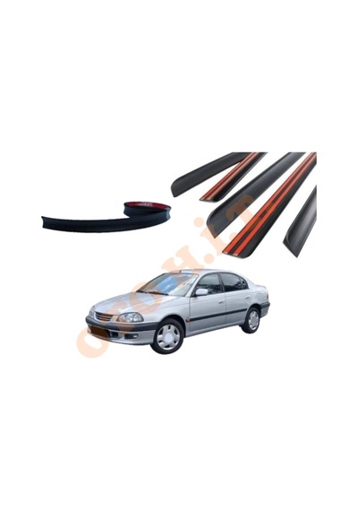 Toyota Avensis 98-01 Uyumlu Bagaj Üstü Spoiler Mat Siyah