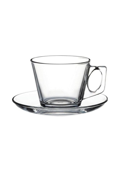 Paşabahçe Vela 6'li Kulplu Çay Fincanı Seti, 195 Ml, Şeffaf Cam Diğer