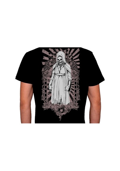 Metall Skull Woman Rahibe Tişört Unisex T-shirt 001