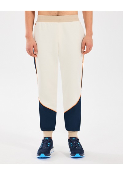 Skechers M Diagonal Lw Fleece Jogger Sweatpant Erkek Offwhite Eşofman Altı S2510037-102 Beyaz