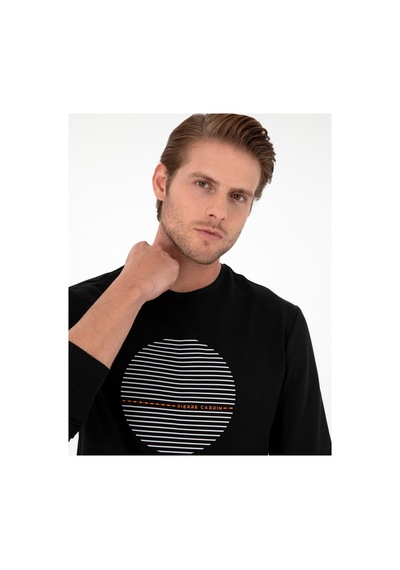 Pierre Cardin Siyah Regular Fit Sweatshirt 1941532