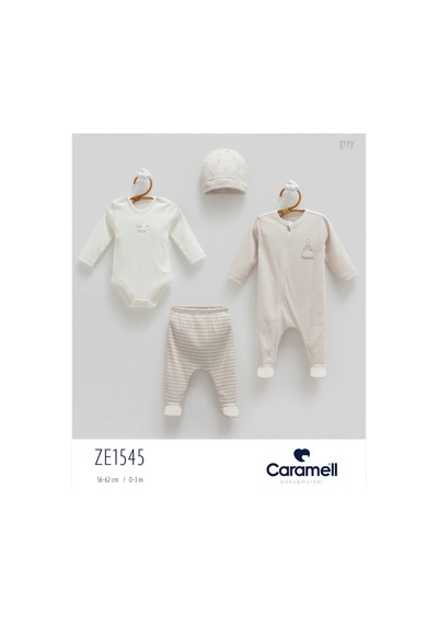 Caramell Hastane Çıkışı 4 Lü Kutulu Set 1545 Gri Gri