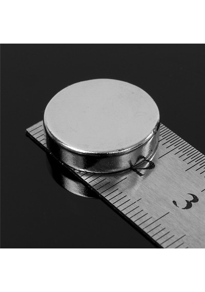5 Adet Çap 20Mm X Kalınlık 5Mm Yuvarlak Güçlü Neodyum Mıknatıs