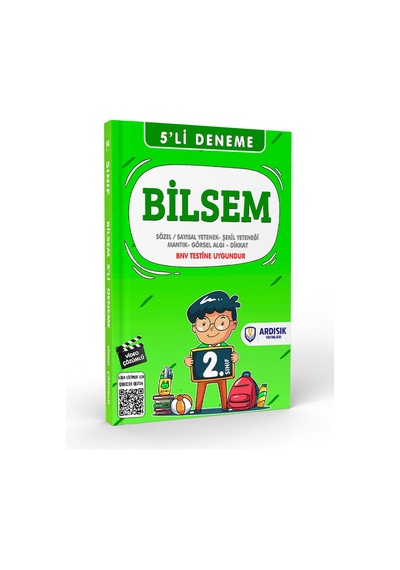 Ardışık Yayınları 2. Sınıf Bilsem Soru Bankası Ve Deneme Sınavı Tamamı Video Çözümlü 2 Kitap Set