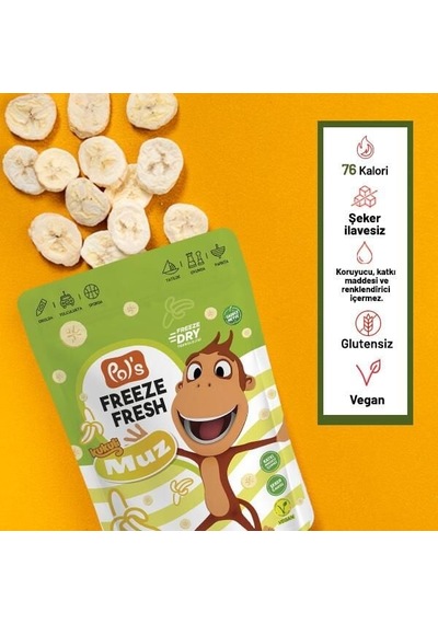 Pol S Freeze Fresh Kukuli Muz 20 Gr