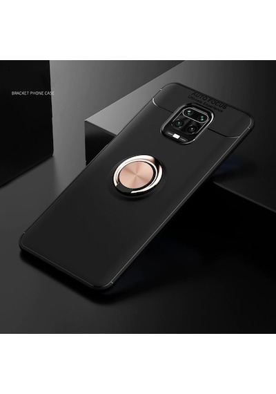 Redmi Note 9S Yüzüklü Standli Manyetikli Kamera Korumali Kilif 433446573