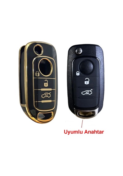 Fiat Egea Anahtar Koruyucu Nano Siyah
