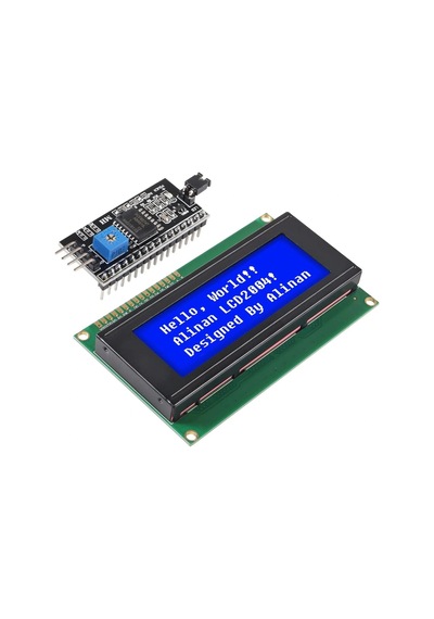 4x20 Mavi Lcd Ekran I2c Bağlantılı 20x4 Display Blue