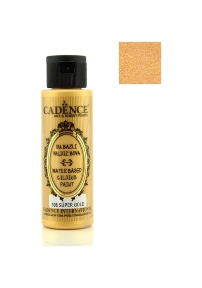 Cadence 108 Süper Altın - Yaldız Boya 70 ML
