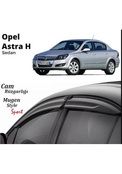 Opel Astra H Sedan Cam Rüzgarlığı - Kutulu Gönderim - Lazer Kesim