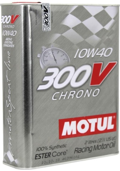 Motul 300V Chrono 10W-40 Tam Sentetik Racing Motor Yağı 4 x 2 L