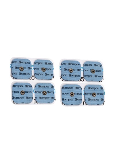 Pakette 8 Adet Compex Performance 5 x 5 Cm Çıtçıtlı Elektrot