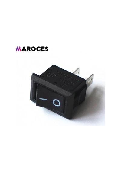 Anahtar Mini On-Off Siyah Işıksız 2 Pin Ic-125B 1 Adet
