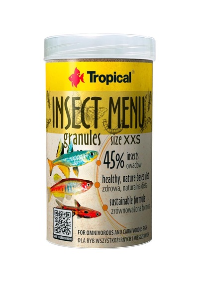 Insect Menü Granül Xxs Böcek Özlü Balık Yemi