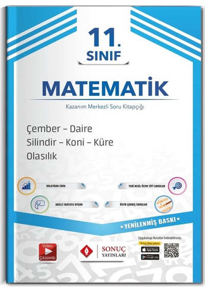11.sınıf Çember Ve Daire, Silindir, Koni, Küre, Olasılık 2023-2024