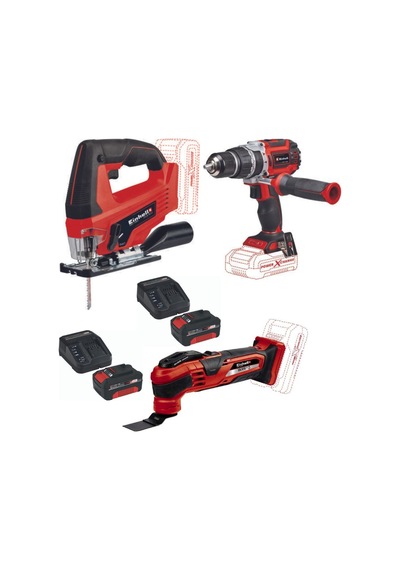 Einhell TP-CD 18/60 Li-i BL Vidalama TC-JS 18 Varrito 2x4.0ah Set