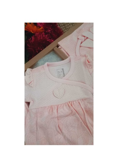 Caramell Barbosa 10'lu Hastane Çıkışı Kız Bebek Şık Model Pembe