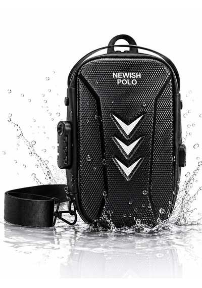 Newish Polo Erkek Şifreli Kilitli Su Geçirmez Tek Sırt Askılı Sling Bag Usb Ve Kulaklık Çıkışlı Çapraz Omuz Ve Sırt Çantası Siyah - 007 Newish Polo Erkek Şifreli Kilitli Su Geçirmez Tek Sırt Askılı Sling Bag Usb Ve Kulaklık Çıkışlı Çapraz Omuz Ve Sırt Çantası Siyah - 007