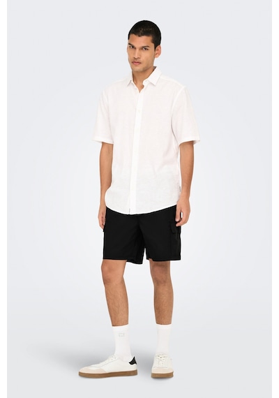 Only & Sons Only&sons Onskal Cargo 0287 Shorts Siyah Erkek Şort Siyah