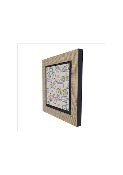 Hollanda Bisklet Görseli Baskılı Mdf Magnet 7x7 152