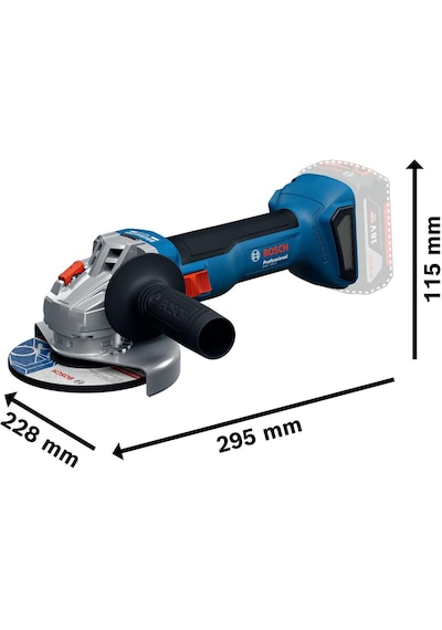 Bosch GWS 18V-8 2x5.0AH Çift Akülü Taşlama Makinesi