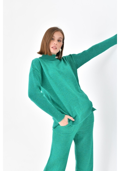 Ftz Women Saç Örgülü İkili Takım Benetton 20618-benetton Yeşil