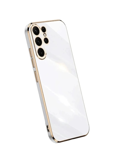 Durukar Samsung Galaxy Uyumlu - S24 Ultra Kılıf Volet Silikon - Beyaz