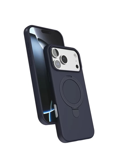 Sh Apple İphone 17 Pro Regal Magsafe Standlı Kapak - Lacivert Najmaddin