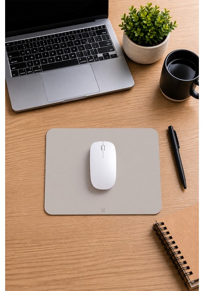 Bej Renkli Ergonomik Mouse Pad, Kaymaz Yüzey İle Ev Ve Ofis Kullanımı İçin İdeal