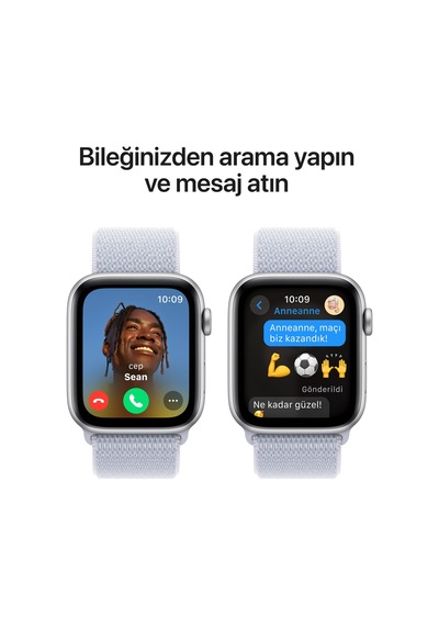 Apple Watch SE GPS 44 MM Alüminyum Kasa Spor Loop Akıllı Saat (Apple Türkiye Garantili)