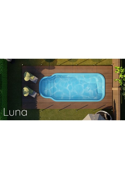 Fiber Hazır Havuz Luna Model 3,00 X 6,00 X 1,40 Mt - 14 M3 - Toptancıyızbiz