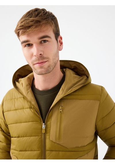 Regular Fit Erkek Mont Mustard