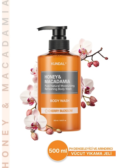 Kundal Cherry Blossom Yoğun Nemlendirici Vücut Yıkama Jeli 500 ML