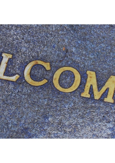Welcome Yazılı Çift Taraflı Kauçuk Kapı Önü Paspası (456178701)