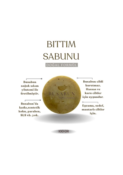 Bıttım Sabunu Doğal Ve Katkısız Sabun 100 Gr