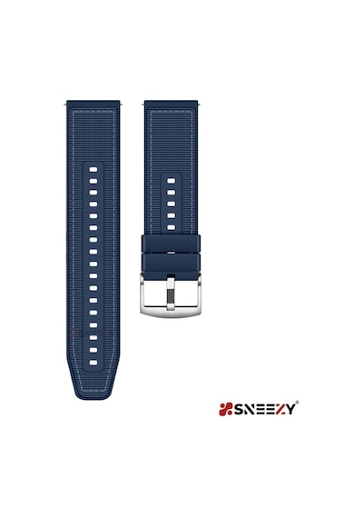 Sneezy Huawei Watch Gt Runner-sport 46mm- Gt2 E 22mm Uyumlu Dikiş Desenli Dokuma Silikon Kordon