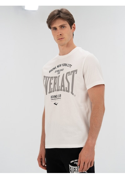 Everlast Bronx Nyc Regular Beyaz Erkek Tişört Beyaz