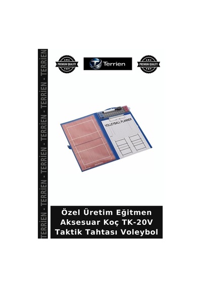 Özel Üretim Eğitmen Aksesuar Koç Tk-20v Taktik Tahtası Voleybol