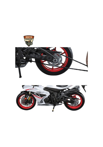 Suzuki Gsx-r1000 Maket - 1:9 Büyük Ölçek Işıklı Beyaz