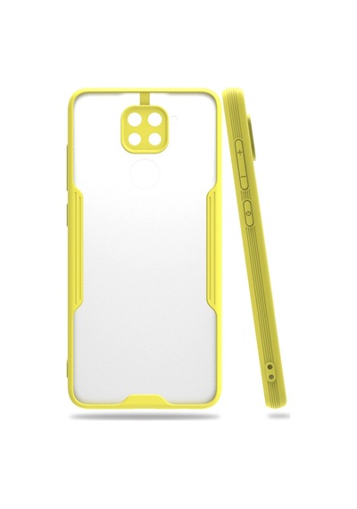 Redmi Note 9 Kılıf Platin Silikon - Sarı