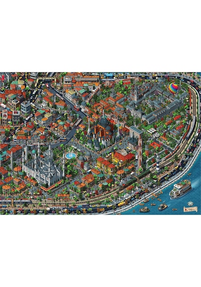 Anatolian 3000 Parçalık Puzzle - Fractal İstanbul 4913