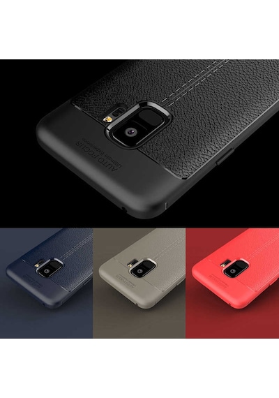 Samsung Galaxy Uyumlu S9 Kilif Deri Tarzi Niss Silikon Case 389468334