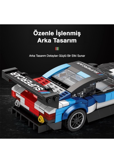 Reobrix Creator 672 Bmw M4 Gt3 Spor Araba Yaratıcı Yapı Blok Seti Building Blocks - 385 Parça