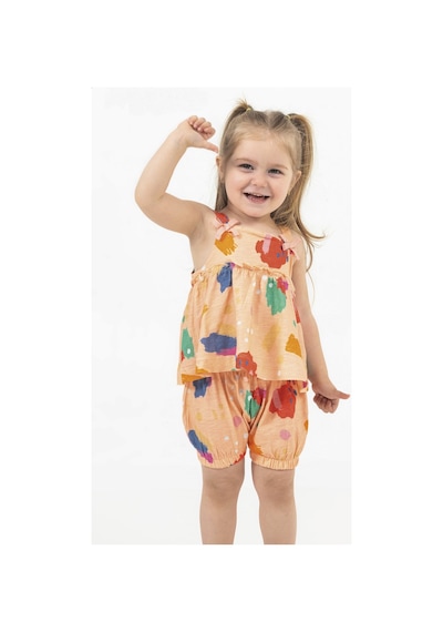 Harika Kids Kız Bebek Tunik Model Şortlu Alt-üst Takım 001